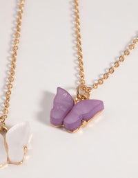 Kids Butterfly Necklace Set - link has visual effect only