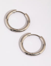 Surgical Steel Huggie Hoop Earrings - link has visual effect only