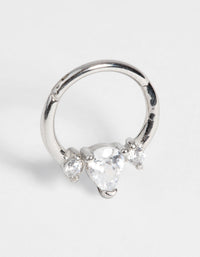 Surgical Steel Diamante Clicker Ring - link has visual effect only