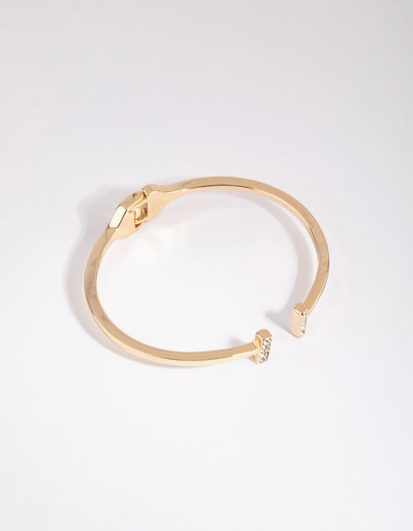 Gold Hinge Bracelet