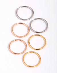 Titanium Nose Ring 6-Pack - link has visual effect only