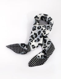 Black & White Animal Print Scarf - link has visual effect only