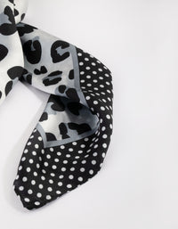 Black & White Animal Print Scarf - link has visual effect only