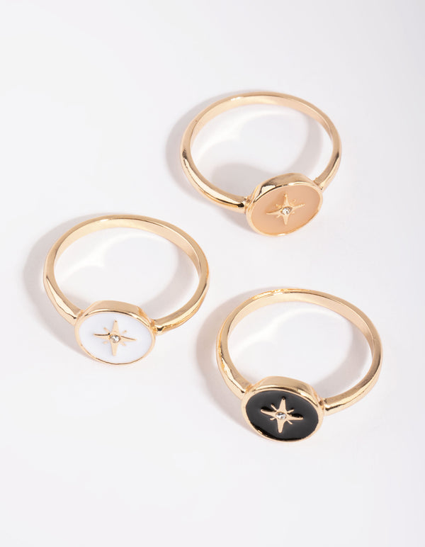 Gold Star Ring Pack