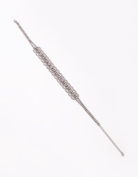 Gunmetal Diamante Choker - link has visual effect only