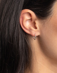 Sterling Silver Disc & Ball Stud & Hoop Earring Pack - link has visual effect only