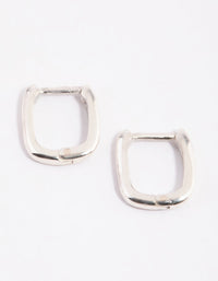 Sterling Silver Huggie Hoop Earrings - link has visual effect only