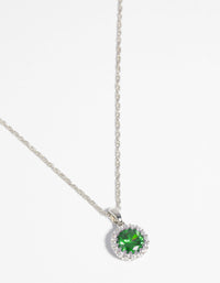 Silver Cubic Zirconia Diamante Necklace - link has visual effect only