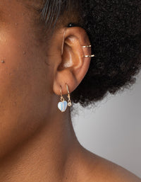 Gold Moonstone Earring Stack Pack - link has visual effect only