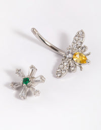 Surgical Steel Garden Bee Belly Bar - link has visual effect only