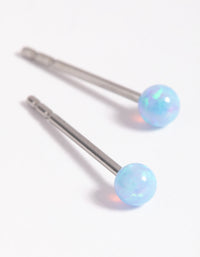 Surgical Steel Opal Stud Earrings - link has visual effect only