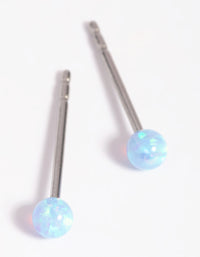 Surgical Steel Opal Stud Earrings - link has visual effect only