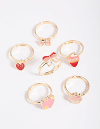 Kids Dessert Bow Rings - link has visual effect only