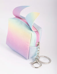 Kids Rainbow Bunny Purse Keyring - link has visual effect only