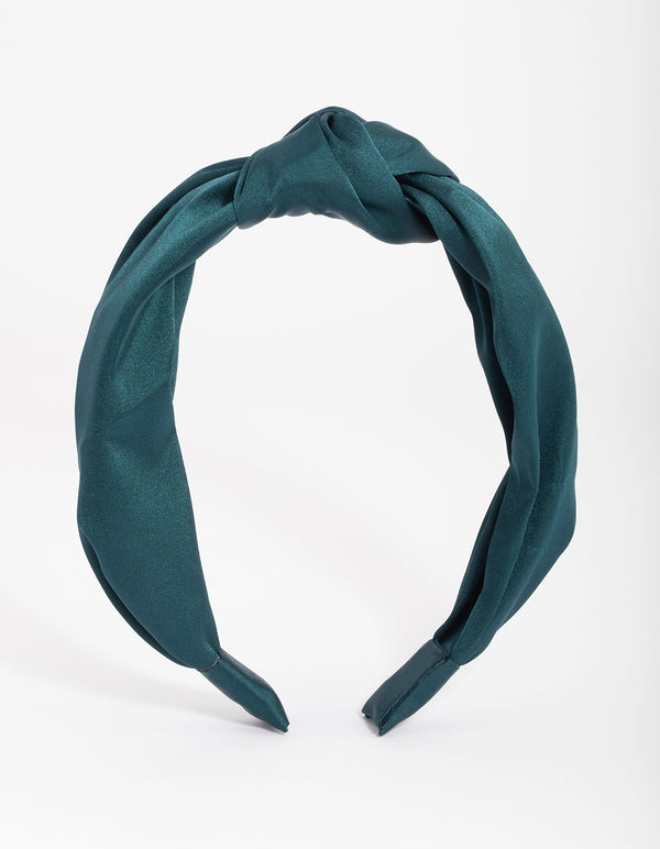 Teal Twisted Knot Headband