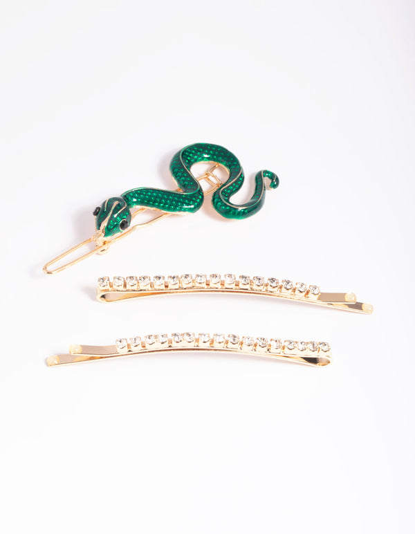 Green Snake Clips