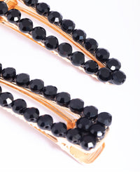 Gold Facet Bead Snap Clips - link has visual effect only