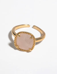 Gold Semi-Precious Stone Ring - link has visual effect only