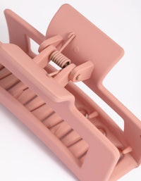 Blush Pink Large Coated Box Claw Clip - link has visual effect only