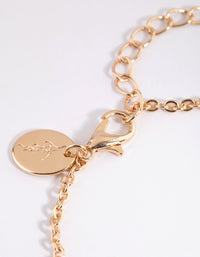 Gold Moon Charm Bracelet Set - link has visual effect only