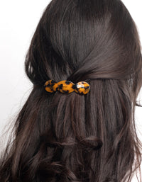 Tortoiseshell Barette Clip - link has visual effect only