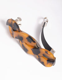 Tortoiseshell Barette Clip - link has visual effect only