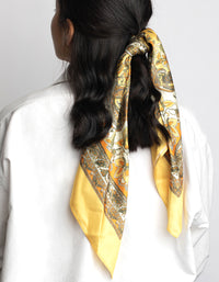 Yellow Paisley Bandana Hair Scarf - link has visual effect only