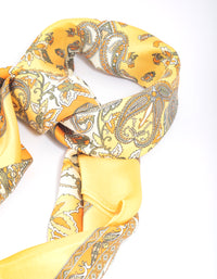 Yellow Paisley Bandana Hair Scarf - link has visual effect only