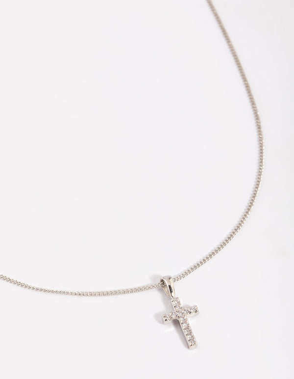 Silver Cross Necklace