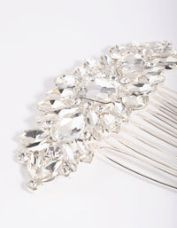 Silver Diamante Statement Comb - link has visual effect only