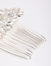 Silver Diamante Statement Comb - link has visual effect only