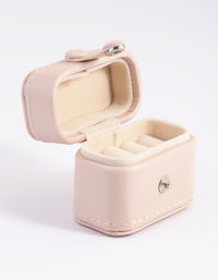 Blush Small Faux Leather Ring Box - link has visual effect only