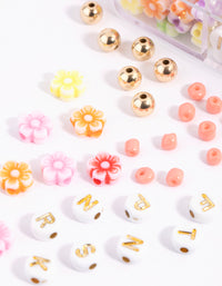 Gold Flower Make Your Own Bead Kit - link has visual effect only