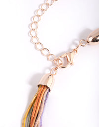 Rainbow Chain Layered Necklace - link has visual effect only