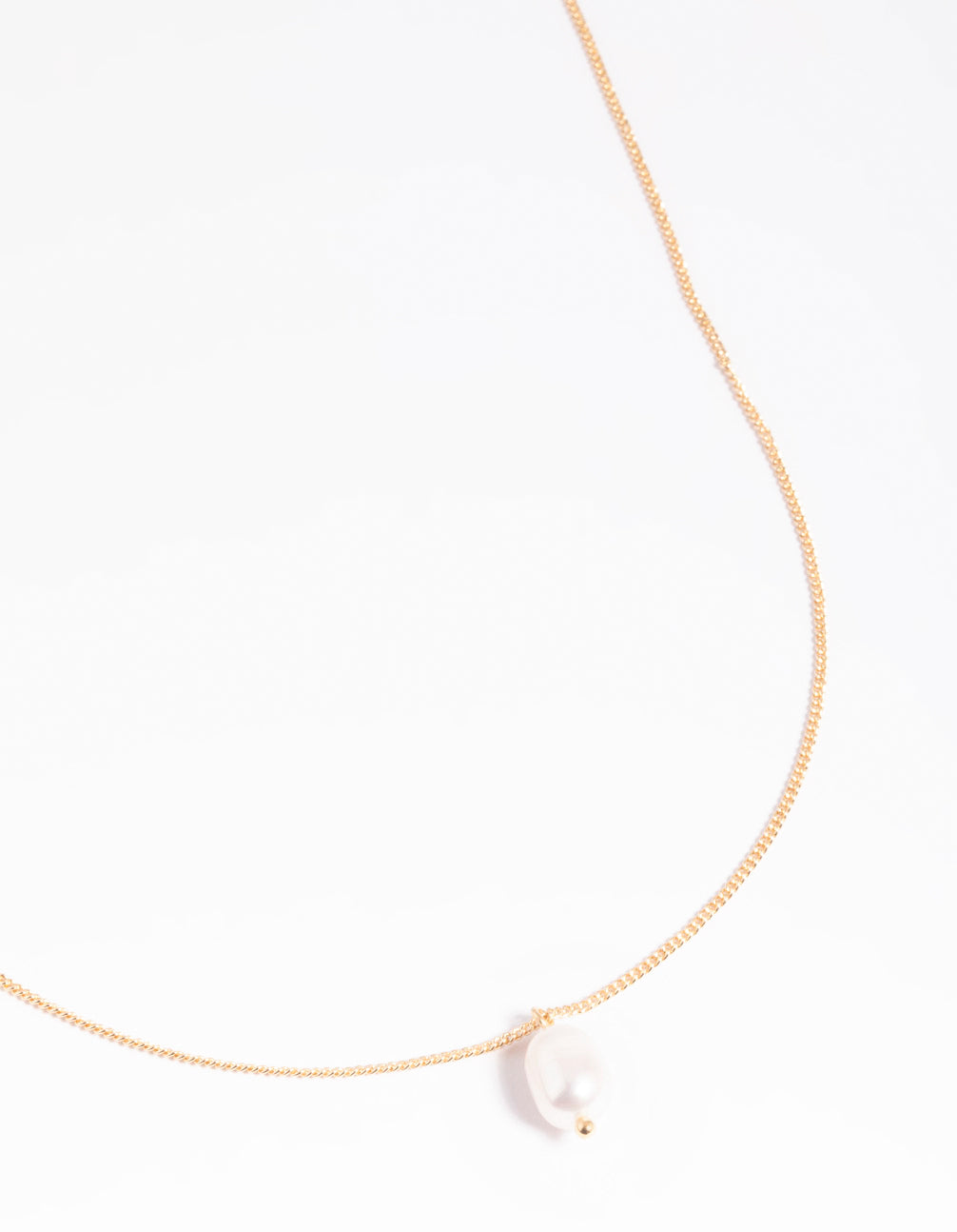 Gold Freshwater Pearl Necklace Lovisa