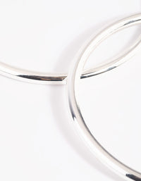 Silver Plated Bangle Set - link has visual effect only