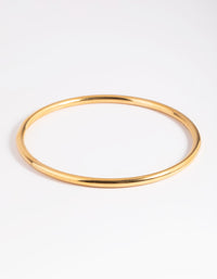 Gold Plated Stainless Steel Bangle - link has visual effect only