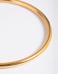 Waterproof Gold Plated Stainless Steel Bangle - link has visual effect only