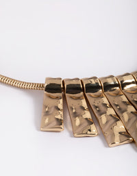 Gold Molten Pendant Necklace - link has visual effect only