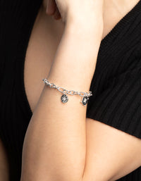 Silver Celestial Coin Toggle Bracelet - link has visual effect only