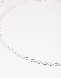 Silver Twisted Anklet Set - link has visual effect only