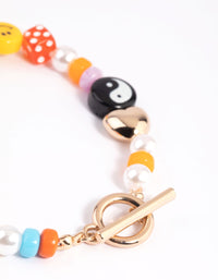 90s Mixed Motif Bracelet - link has visual effect only