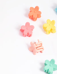 90s Multi Mini Flower Claw Clip Pack - link has visual effect only