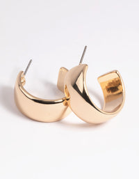 Gold Chunky Hoop Earrings - link has visual effect only