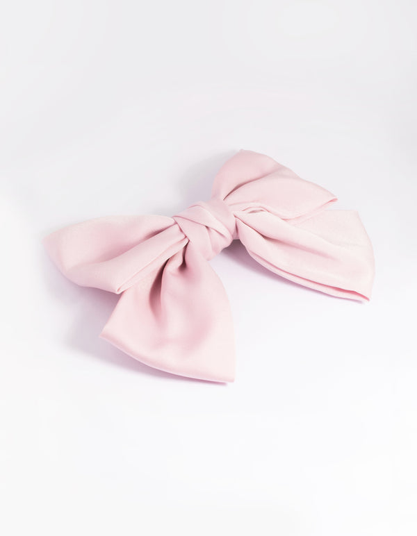 Blush Bow Clip