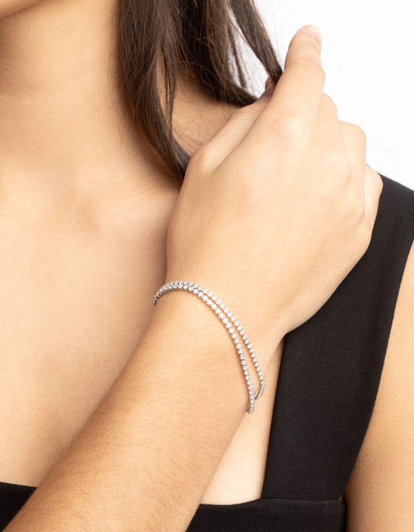 Rhodium bracelet sale