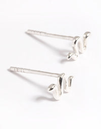 Sterling Silver Snake Stud Earrings - link has visual effect only