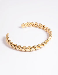 Gold Plated Woven Bracelet - link has visual effect only