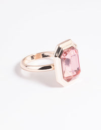 Rose Gold Blush Flower Ring - link has visual effect only