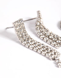 Silver Diamante Stud & Hoop Earring Pack - link has visual effect only